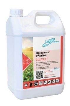 ПРИОРИТЕТ, КС (никосульфурон 40 г/л) по кукурузе 1,0-1,25 л/га, 10 л