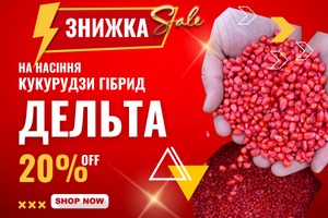 Насіння кукурудзи ДЕЛЬТА - зі знижкою 20%